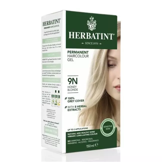 Herbatint Haarfarbegel 9n Honig Blond 150мл