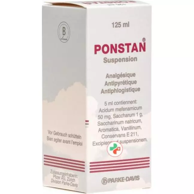 Ponstan 50 mg/5 ml 125 ml Ponstan 50 mg/5 ml 125 ml