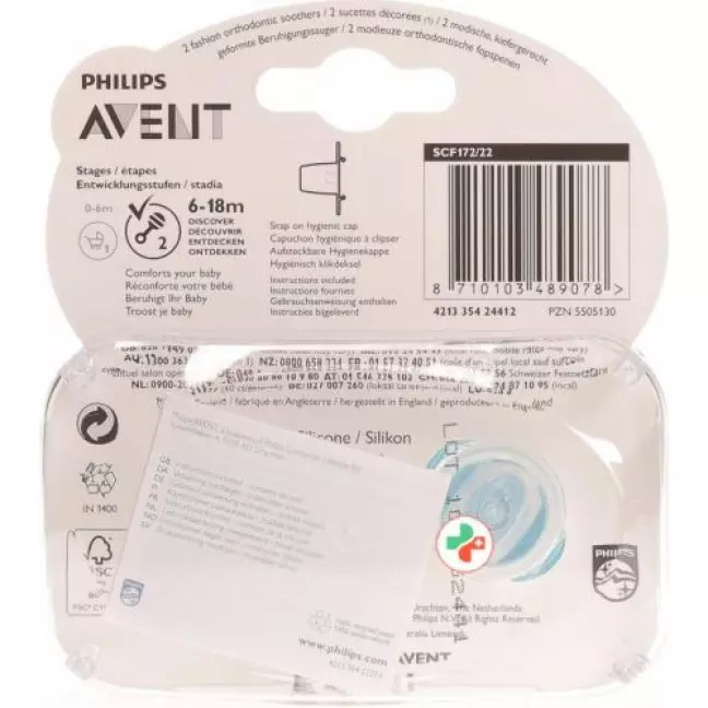 Avent Philips Beruhigender Nuggi Verschiedene Designs 6-18 Monate Avent Philips Beruhigender Nuggi Verschiedene Designs 6-18 Monate
