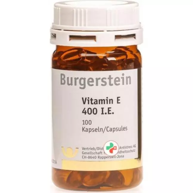 Burgerstein Vitamin E 400 I.E. 100 Kaps Burgerstein Vitamin E 400 I.E. 100 Kaps