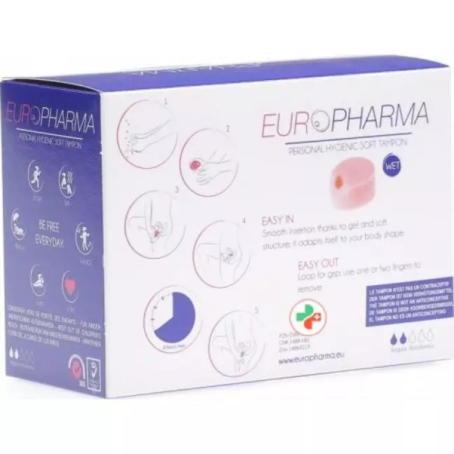 Europharma Hygienic Tampons 6 штук Europharma Hygienic Tampons 6 штук