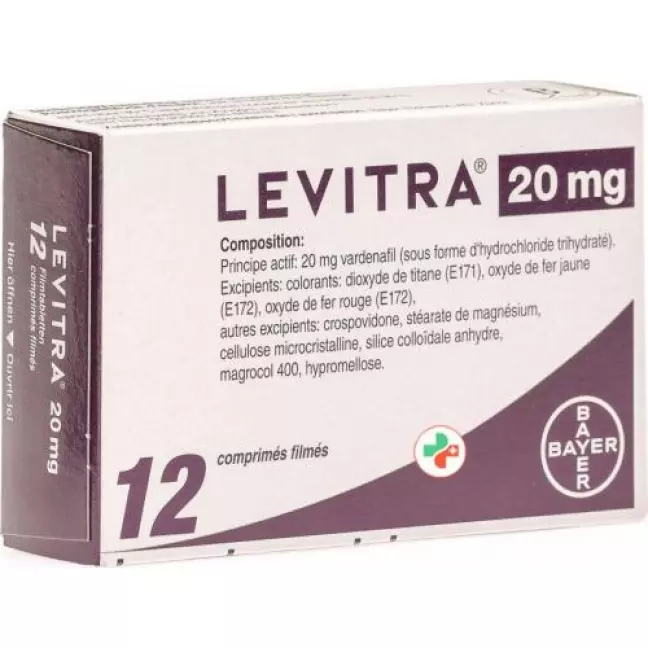 Levitra 20 mg 12 filmtablets Levitra 20 mg 12 filmtablets