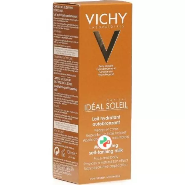 Vichy Ideal Soleil Selbstbrauner-Milch Feuchtigkeitsspendend 100мл
