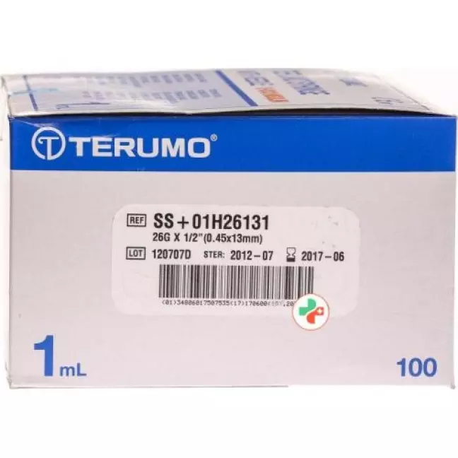 Terumo U-100 Insulin-Spritzen 26г 12x0.45мм 1мл Terumo U-100 Insulin-Spritzen 26г 12x0.45мм 1мл