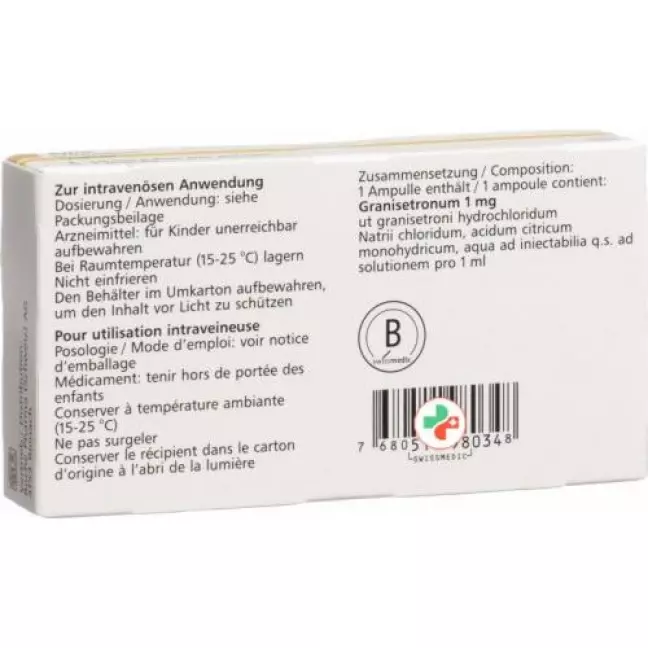 Kytril 1 mg/ml 5 Ampullen 1 ml Kytril 1 mg/ml 5 Ampullen 1 ml