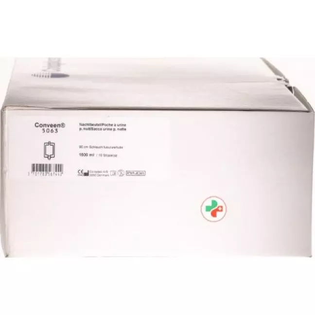 Conveen Standard Nachtbeutel Steril 1500мл 90см 10 штук Conveen Standard Nachtbeutel Steril 1500мл 90см 10 штук