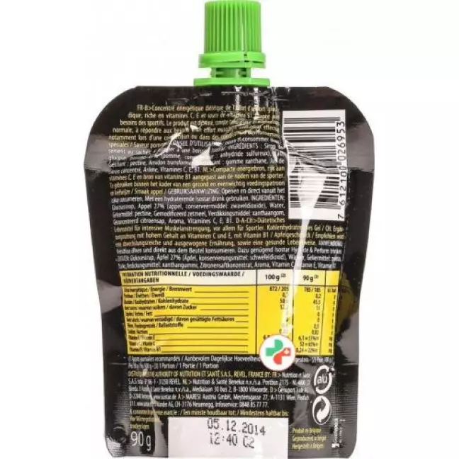 Isostar Actifood Energiekonz гель Apfel 90г Isostar Actifood Energiekonz гель Apfel 90г