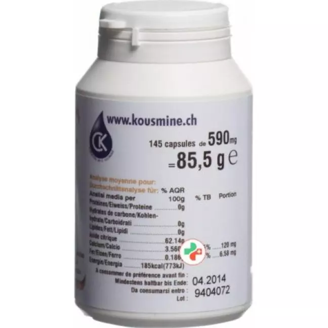 L Equilibre Vital Mineralsalzmischung в капсулах 145 штук L Equilibre Vital Mineralsalzmischung в капсулах 145 штук