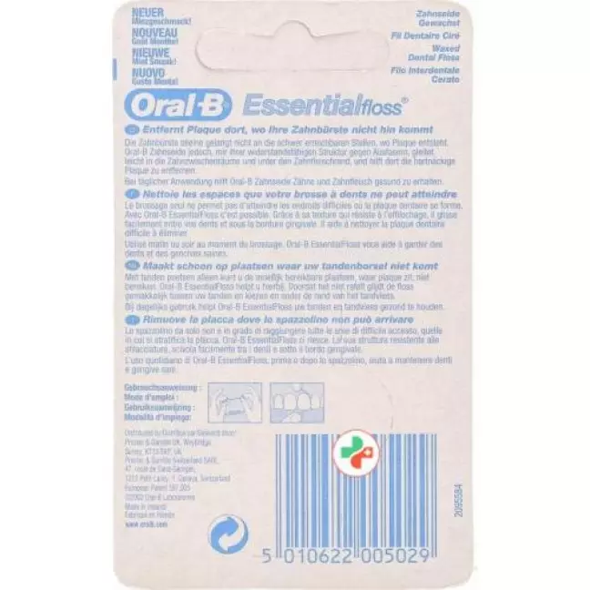 Oral B Essentialfloss 50m mint gewachst Oral B Essentialfloss 50m mint gewachst