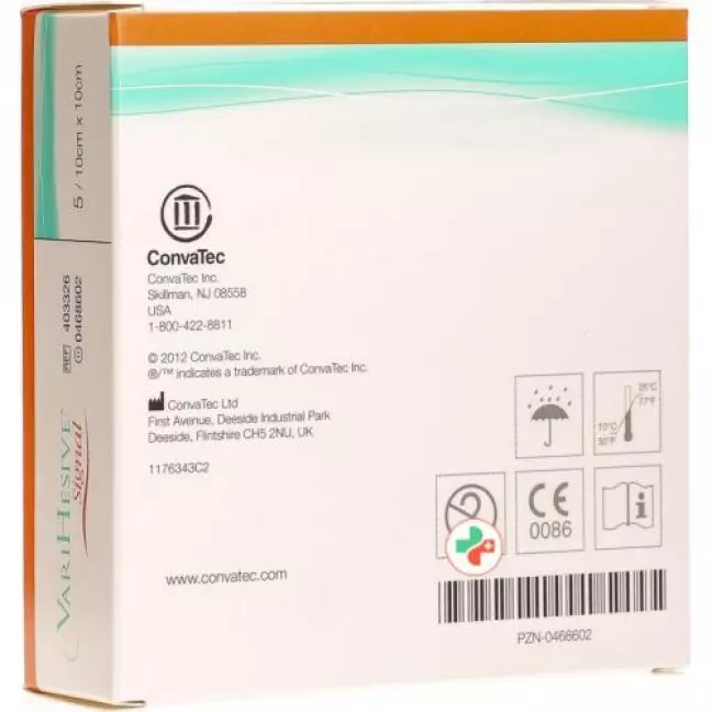 VariHesive Signal Hydrokolloidverband 10x10см 5 штук VariHesive Signal Hydrokolloidverband 10x10см 5 штук