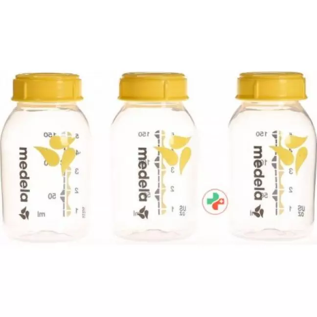 Medela Milchflasche 150мл 3 штуки bedruckt mit Deckel Medela Milchflasche 150мл 3 штуки bedruckt mit Deckel
