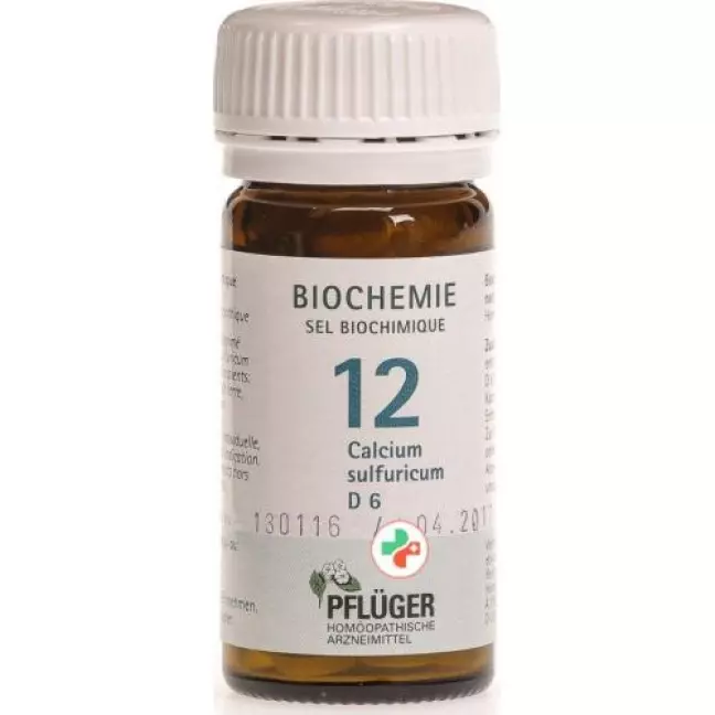 Pflueger Schussler Nr. 12 Calc Sulf в таблетках, D 6 25г Pflueger Schussler Nr. 12 Calc Sulf в таблетках, D 6 25г