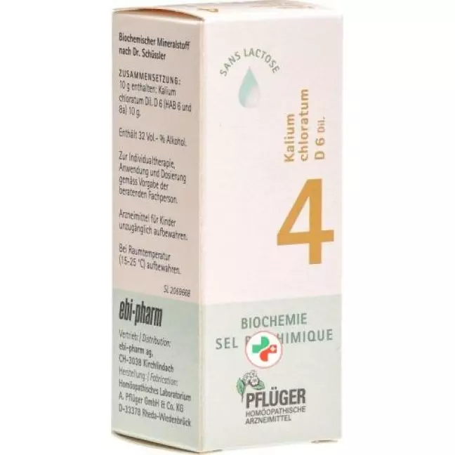 Pflueger Schussler Nr. 4 Kal Chlor капли D 6 30мл