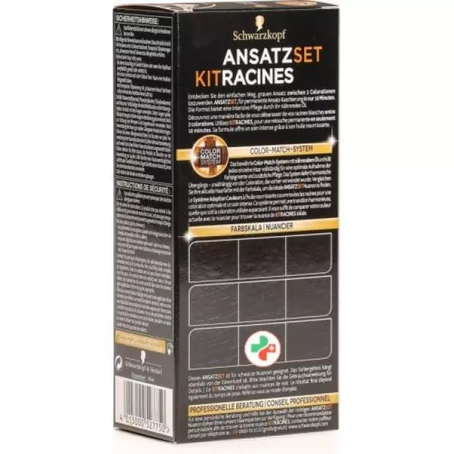Schwarzkopf Ansatzset Schwarz бутылка 22мл Schwarzkopf Ansatzset Schwarz бутылка 22мл