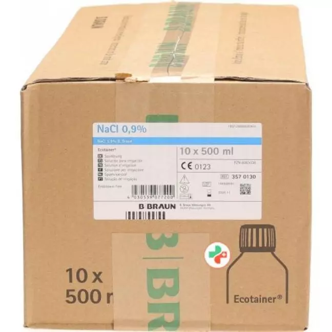 NaCl Braun Spullosung 0.9% West 10 Ecotainer 500 NaCl Braun Spullosung 0.9% West 10 Ecotainer 500