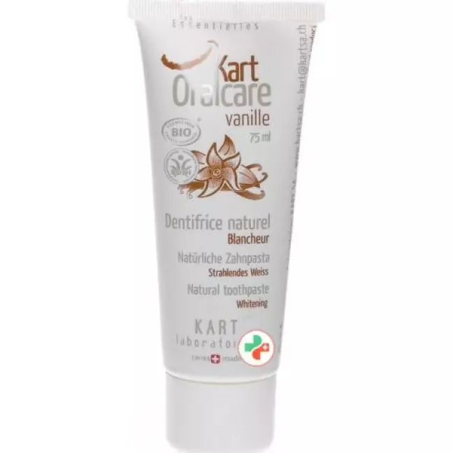 Kart Zahnpaste Lehm Oralcare Vanille 75мл Kart Zahnpaste Lehm Oralcare Vanille 75мл