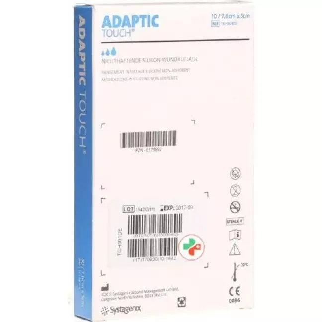 Let’s Comfort Adaptic Touch Silikon-Wundauflage 5смx7.6см 10 шту Let’s Comfort Adaptic Touch Silikon-Wundauflage 5смx7.6см 10 шту