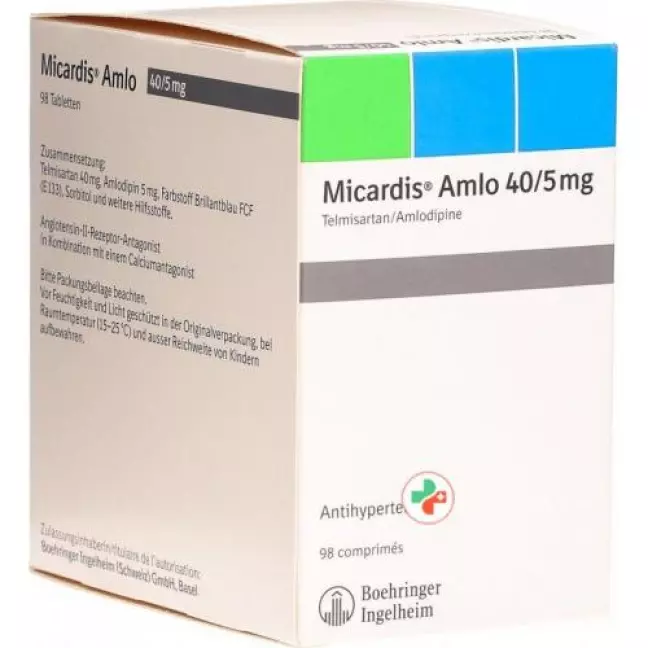 Micardis Amlo 40/5 mg 98 tablets Micardis Amlo 40/5 mg 98 tablets