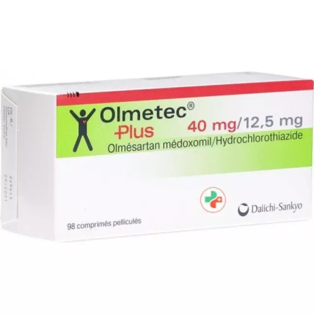 Olmetec Plus 40/12.5 98 filmtablets Olmetec Plus 40/12.5 98 filmtablets