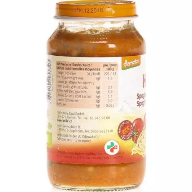 Holle Spaghetti Bolognese 220 g Holle Spaghetti Bolognese 220 g