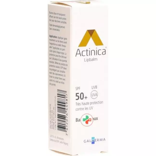 Actinica Lipbalm Sonnenschutzfaktor 50+ в тюбике 8мл Actinica Lipbalm Sonnenschutzfaktor 50+ в тюбике 8мл