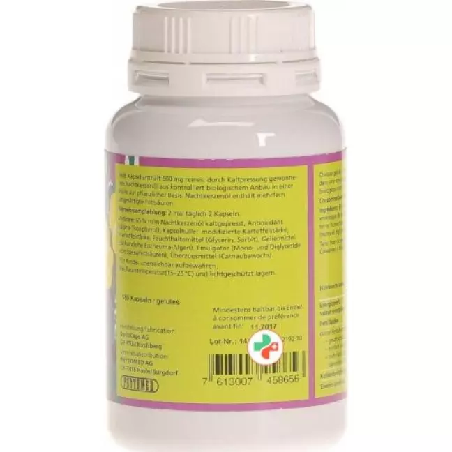 Phytomed Nachtkerzenol в капсулах Vegetabil 180 штук Phytomed Nachtkerzenol в капсулах Vegetabil 180 штук