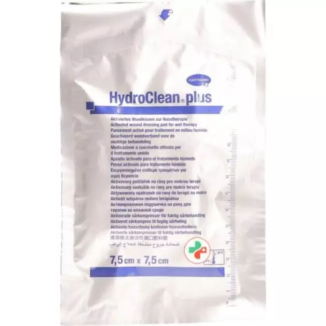 Hydroclean Plus Wundkissen 7.5x7.5см 10 штук Hydroclean Plus Wundkissen 7.5x7.5см 10 штук