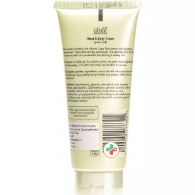 Alofe Aloe Hand And Body крем в тюбике 100мл Alofe Aloe Hand And Body крем в тюбике 100мл