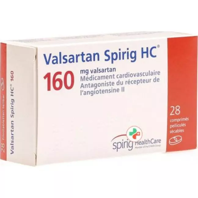 Valsartan Spirig 160 mg 28 filmtablets Valsartan Spirig 160 mg 28 filmtablets