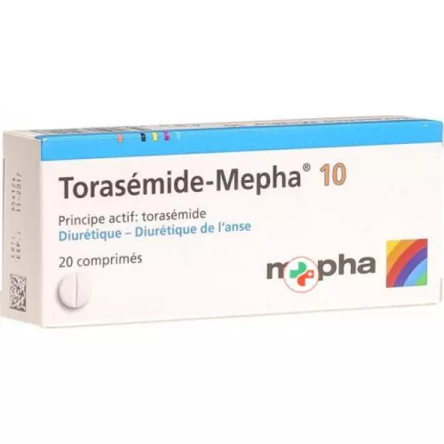 Torasemid Mepha 10 mg 20 tablets Torasemid Mepha 10 mg 20 tablets