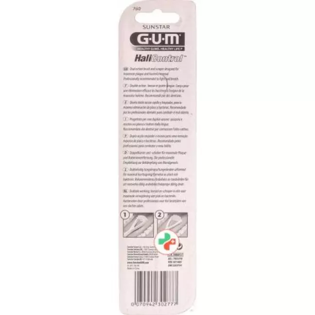 Gum Sunstar Halicontrol Zungenreiniger Gum Sunstar Halicontrol Zungenreiniger