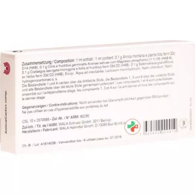 Wala Arnica/cactus Comp 10 Ampullen 1 ml Wala Arnica/cactus Comp 10 Ampullen 1 ml