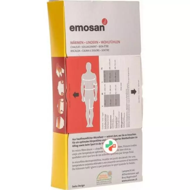 emosan Nierenwarmer Velcro Ecru размер S