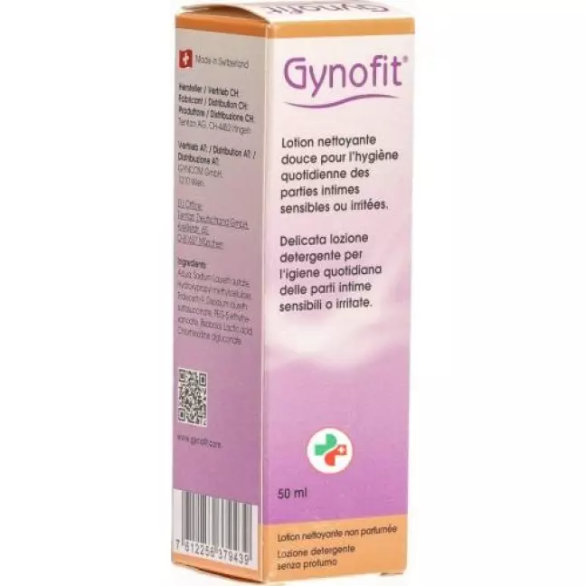 Gynofit лосьон для мытья Unparfumiert Reisepack 50мл Gynofit лосьон для мытья Unparfumiert Reisepack 50мл