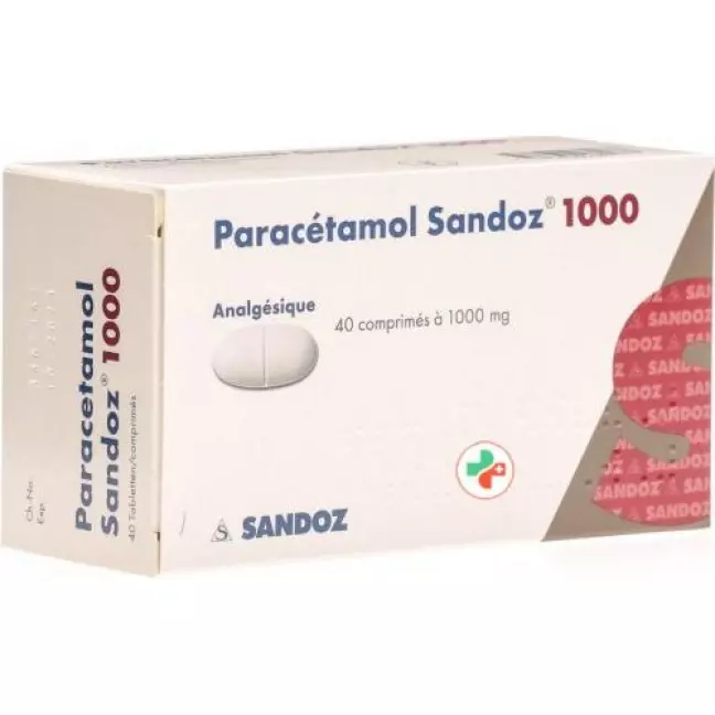 Paracetamol Sandoz 1000 mg 40 tablets Paracetamol Sandoz 1000 mg 40 tablets