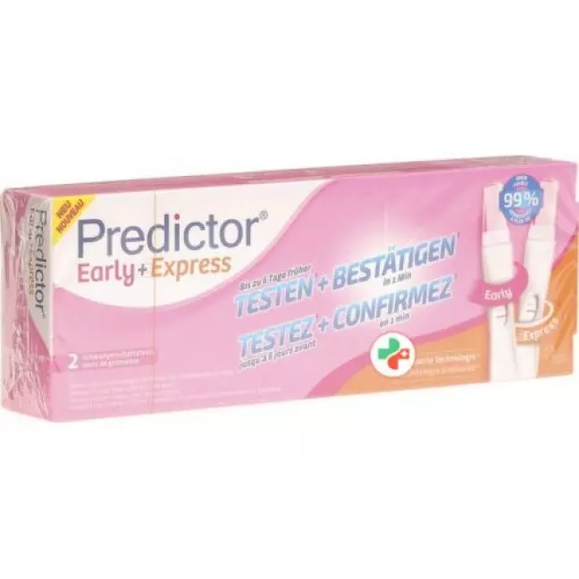 Predictor Early+express Schwangerschaft Test 2 штуки Predictor Early+express Schwangerschaft Test 2 штуки