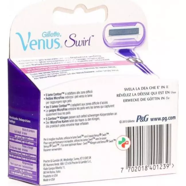 Gillette Venus Swirl Systemklingen 3 штуки Gillette Venus Swirl Systemklingen 3 штуки