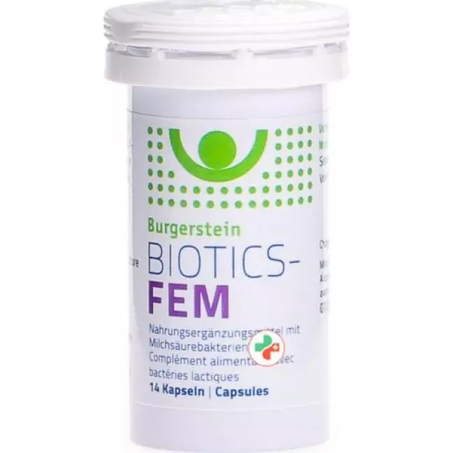 Burgerstein Biotics-Fem Kapseln 14 Stück Burgerstein Biotics-Fem Kapseln 14 Stück
