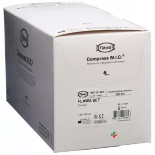 Flawa Mic Tracheo компресс 7.5x10см стерильный 100 штук