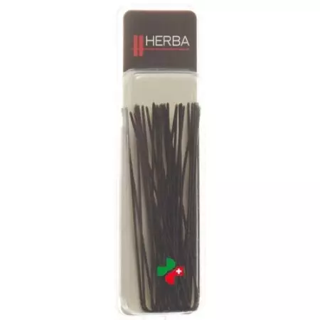 Herba Haarnadeln 7см Schwarz 18 штук