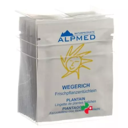 Alpmed Frischpflanzentuchlein Wegerich 13 штук Alpmed Frischpflanzentuchlein Wegerich 13 штук