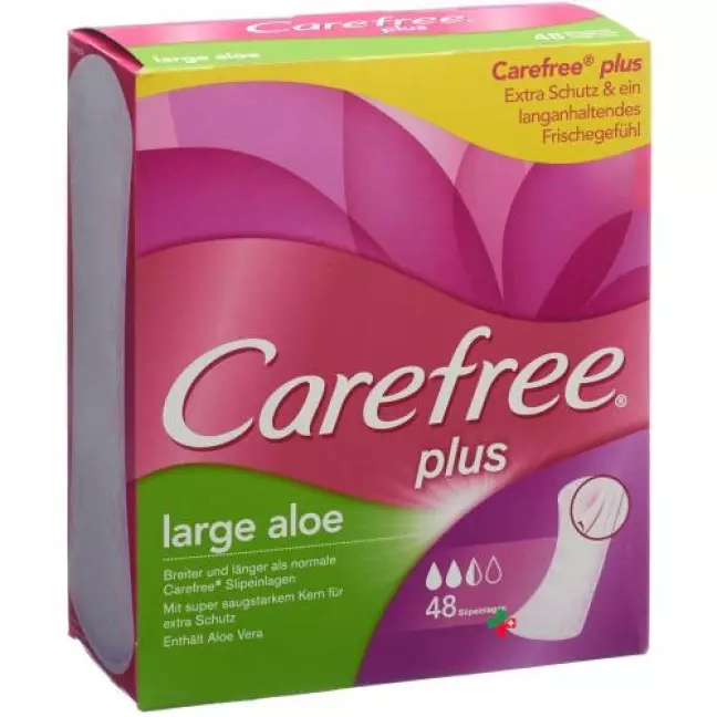 Carefree Plus Large Aloe Slipeinlagen 48 штук Carefree Plus Large Aloe Slipeinlagen 48 штук