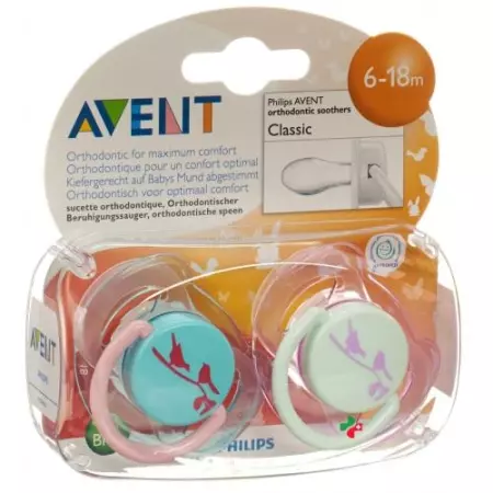 Avent Philips Beruhigender Nuggi Verschiedene Designs 6-18 Monate Avent Philips Beruhigender Nuggi Verschiedene Designs 6-18 Monate