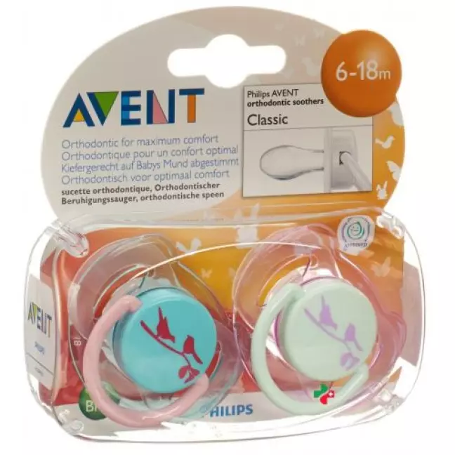 Avent Philips Beruhigender Nuggi Verschiedene Designs 6-18 Monate Avent Philips Beruhigender Nuggi Verschiedene Designs 6-18 Monate