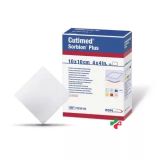 Cutimed Sorbion Plus 10x10см 25 штук
