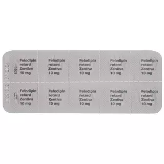 FELODIPIN retard Zentiva 10 mg