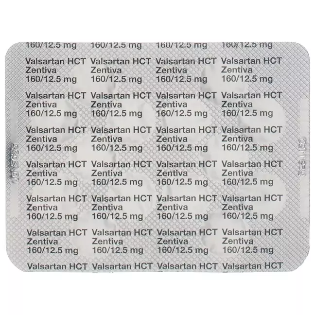 Валсартан HCT Зентива таблетки 160/12,5 мг 98 шт.