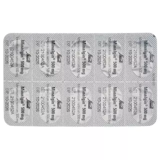 MINALGIN Tabl 500 mg oval