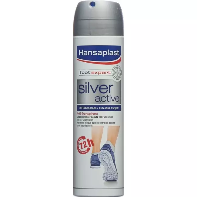 Hansaplast foot expert Silver active Fuss-Spray 150мл Hansaplast foot expert Silver active Fuss-Spray 150мл