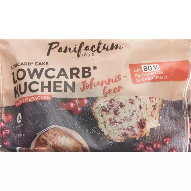 PANIFACTUM Lowcarb Johannisbeerkuch glutenfr PANIFACTUM Lowcarb Johannisbeerkuch glutenfr